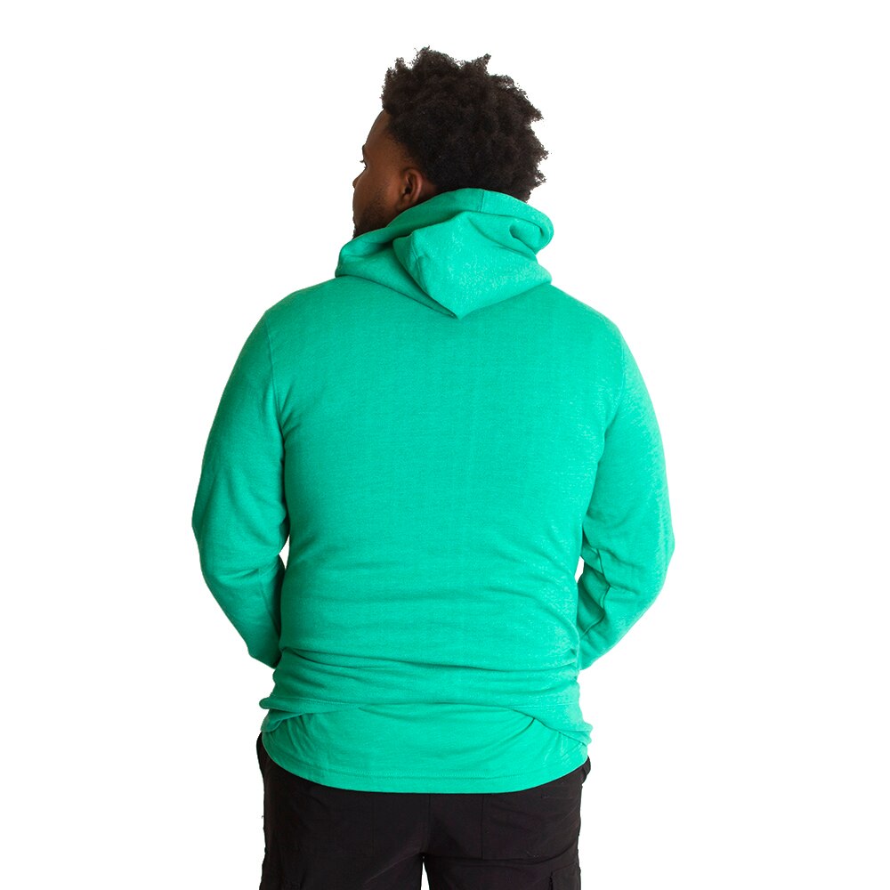Interlocking UO, Green, Hoodie, Tri-blend, Men, Unisex, Homefield Vintage, Duck Head, Outline Print, Pullover, Sweatshirt, 751002